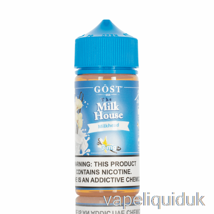 Milkhead - The Milk House - GOST Vapor - 100mL 3mg Vape Liquid
